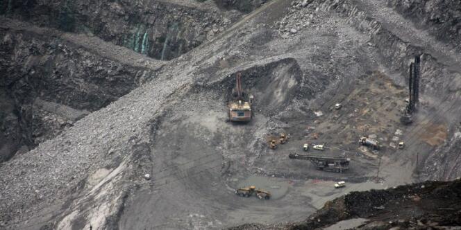 Le complexe Freeport-McMoRan, l'une des plus grosse mine d'or et de cuivre au monde, dans la province indonésienne de Papouasie. 