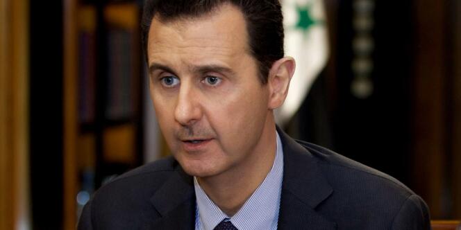 Bachar Al-Assad, président de la Syrie.