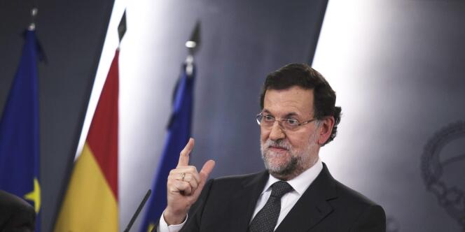  Le premier ministre conservateur espagnol, Mariano Rajoy, en janvier 2014.