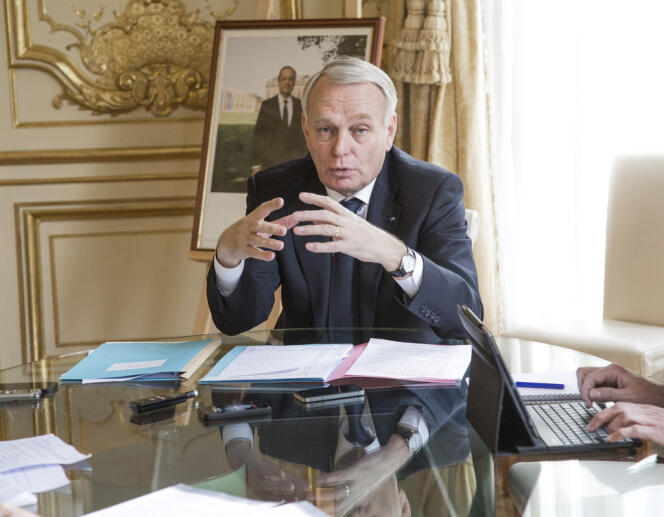 Politique. Jean-Marc Ayrault le 23 janvier 2014.