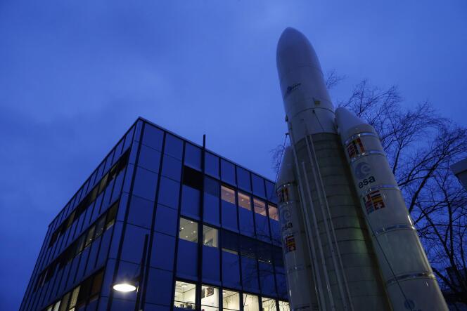 Les bureaux de l'Agence spatiale européenne (ESA) à Darmstadt, en Allemagne.