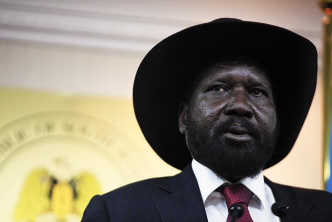 Le président sud-soudanais Salva Kiir, en janvier 2014.
