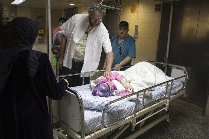 Hôpital Ziv, à Safed, août 2013. Le centre médical a déjà accueilli plus de deux cents blessés syriens.