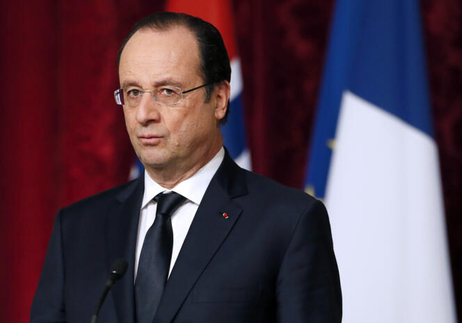 François Hollande à l'Elysée, le 3 février.
