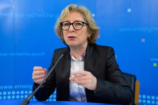 Geneviève Fioraso, secrétaire d'Etat à l'enseignement supérieur et la recherche, le 14 janvier 2014 à Paris.