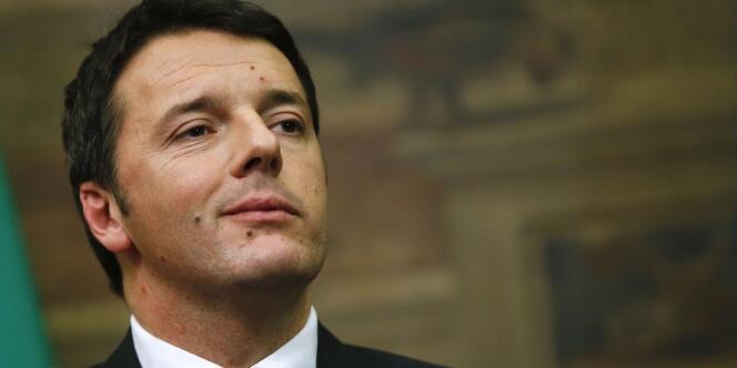 Le nouveau président du conseil italien, Matteo Renzi, le 19 février.