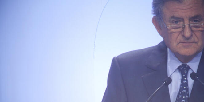 Jean-René Fourtou, le président du conseil de surveillance de Vivendi, lors de l'assemblée générale du groupe, en avril 2013.