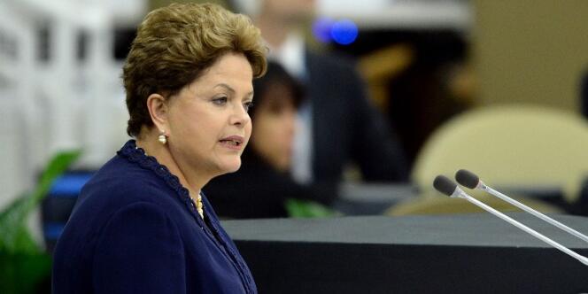 Dilma Roussef à l'ONU le 24 septembre.