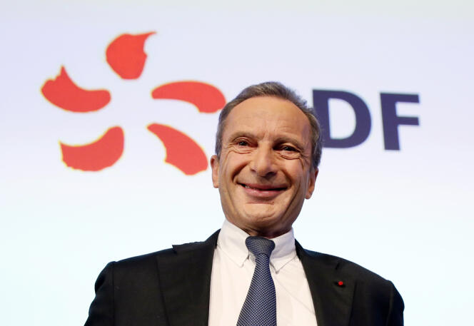 Henri Proglio, le PDG d'EDF, en février 2014. 