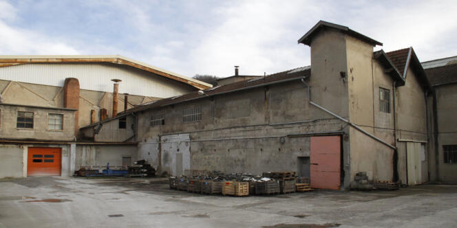 Un des bâtiments de l'usine drômoise Ceralep, en février 2014.