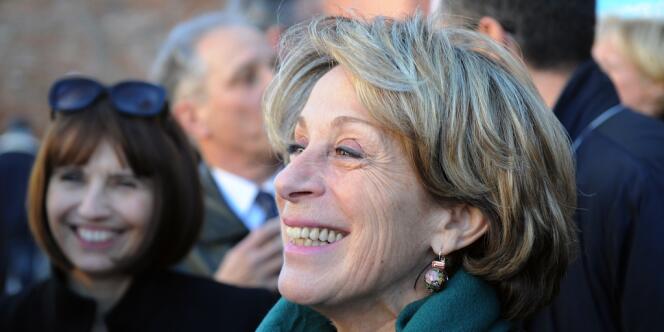 Brigitte Barèges, maire UMP de Montauban, soupçonnée de détournement de fonds, le 6 février 2014.