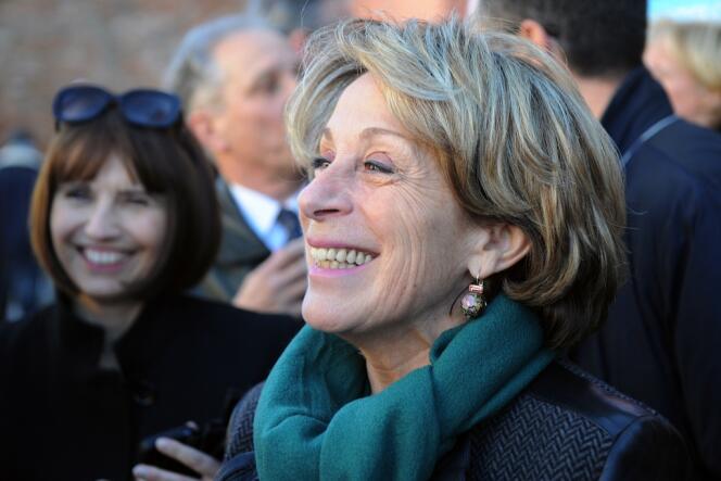 Brigitte Barèges, maire UMP de Montauban, soupçonnée de détournement de fonds, le 6 février 2014.