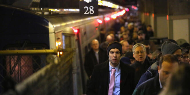 Le métro new yorkais, le 7 janvier.