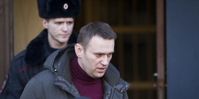 Alexeï Navalny en février à Moscou.