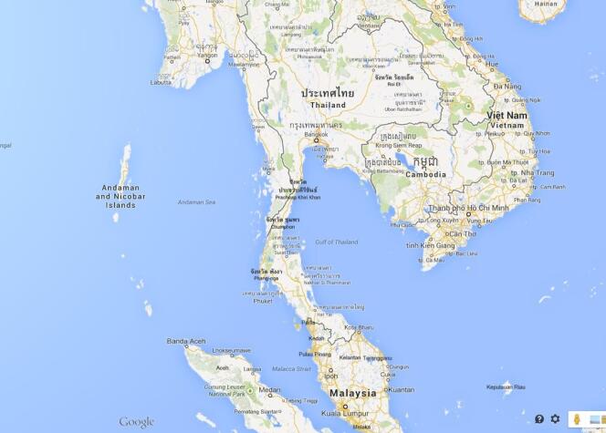 Les îles Andaman se trouvent au large de la Birmanie, à l'est de la Thaïlande.