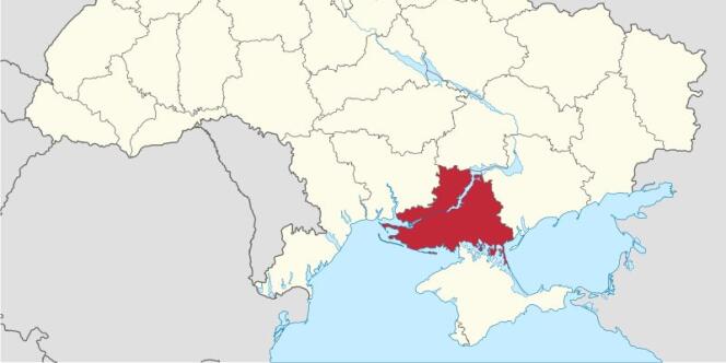 La région de Kherson, en Ukraine.