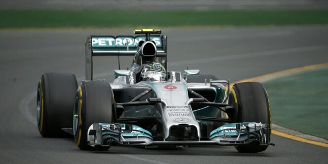 Nico Rosberg à Melbourne, le 16 mars 2014.