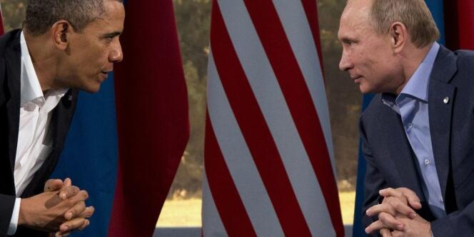 Barack Obama et Vladimir Poutine.