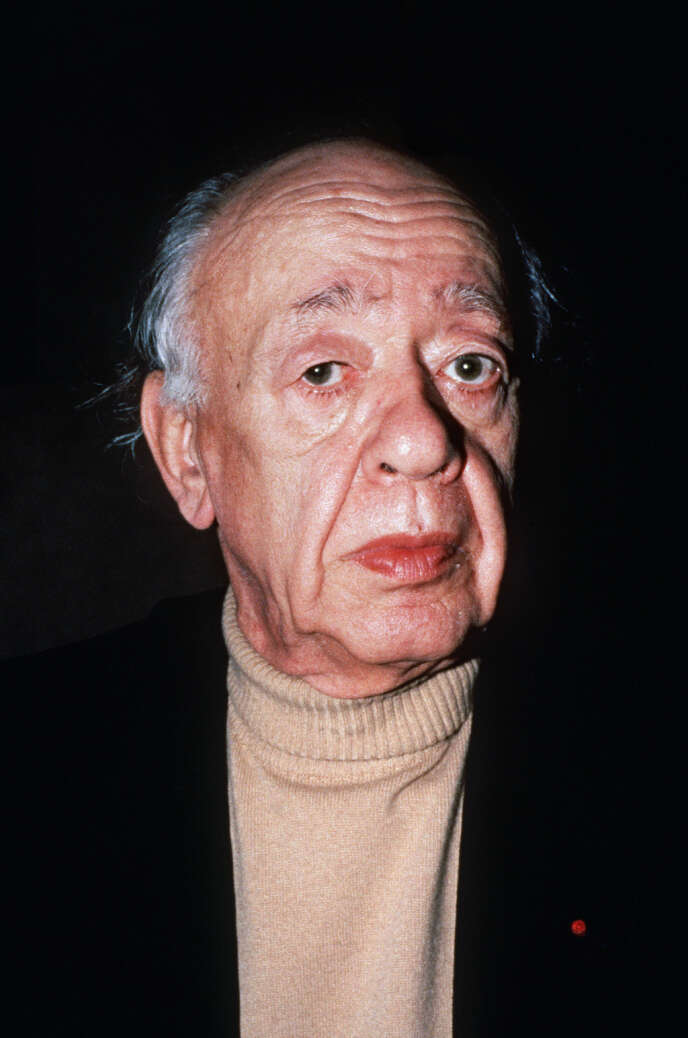 L'écrivain français d'origine roumaine Eugène Ionesco (1912-1994), le 07 décembre 1985