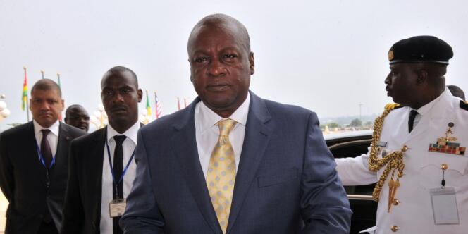 Le président ghanéen John Dramani Mahama, le 28 mars 2014.