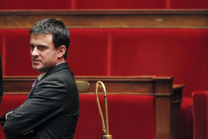 Manuel Valls à l'Assemblée nationale, en  décembre 2010.