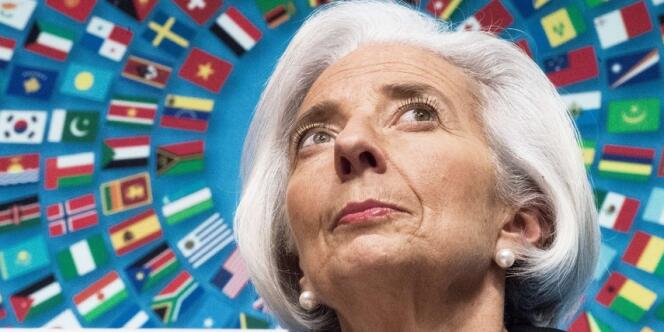 Christine Lagarde, directrice du Fonds monétaire international, le 12 avril à Washington. 