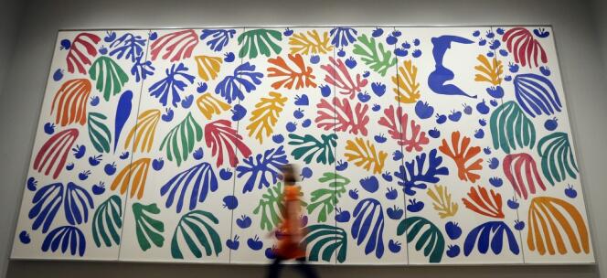 Du 17 avril au 7 septembre 2014, la Tate Modern de Londres a offert une rétrospective unique de l'ultime période créatrice d'Henri Matisse. Ici, 