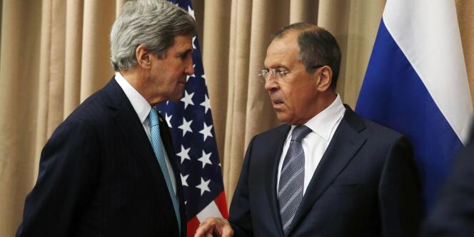 Le secrétaire d'Etat américain, John Kerry, qui s'est à nouveau entretenu avec son homologue russe Sergueï Lavrov, mardi 22 avril.