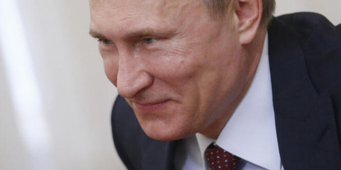 Vladimir Poutine, le 18 avril à Moscou.