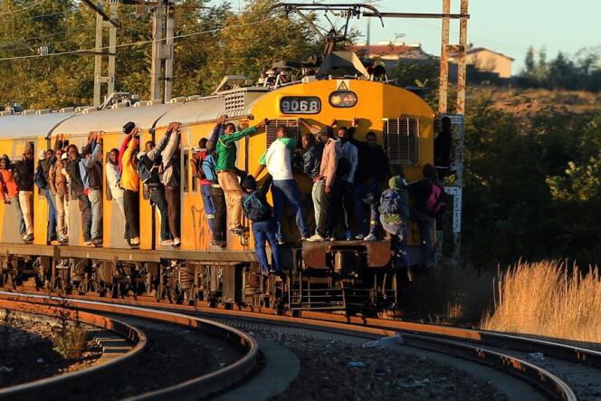 A Soweto, une banlieue noire située à 15 kilomètres au sud-ouest de Johannesburg, le 24 avril. 