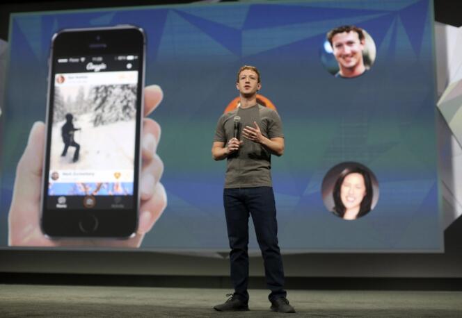 Mark Zuckerberg à la conférence F8 dédiée au mobile, à San Francisco le 30 avril.
