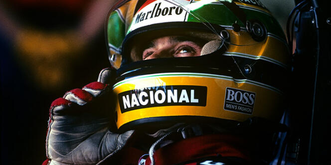 Ayrton Senna lors du Grand Prix du Japon, en 1989. 