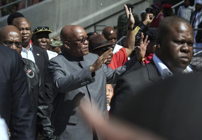 Jacob Zuma, le 1er mai à Polokwane.