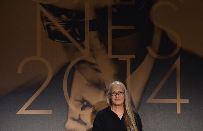 La réalisatrice néo-zélandaise Jane Campion lors de la conférence de presse du jury à Cannes, le 14 mai 2014.