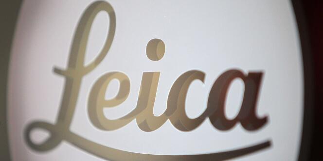 Le logo du fabricant d'appareils photo Leica.