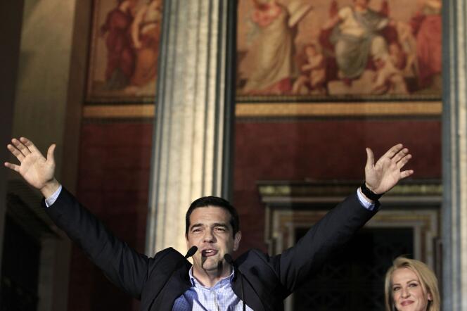 Alexis Tsipras, le 26 mai à Athènes.