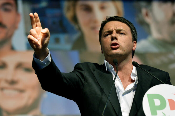 Matteo Renzi, le 22 mai à Rome.