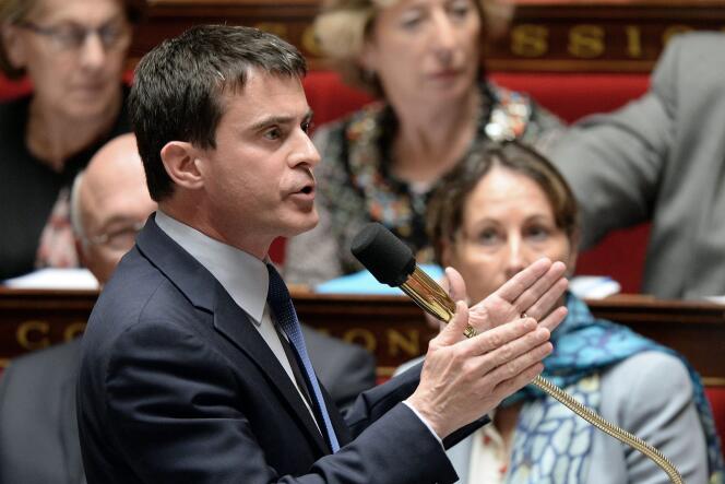 Manuel Valls, le 27 mai à l'Assemblée nationale.