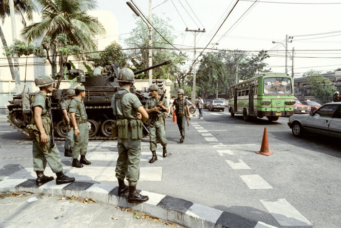 Le 23 février 1991 à Bangkok.