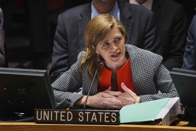 Samantha Power, ambassadrice des Etats-Unis à l'ONU, le 22 mai.