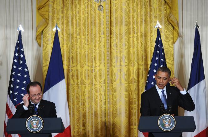 François Hollande et Barack Obama à Washington, le 11 février.