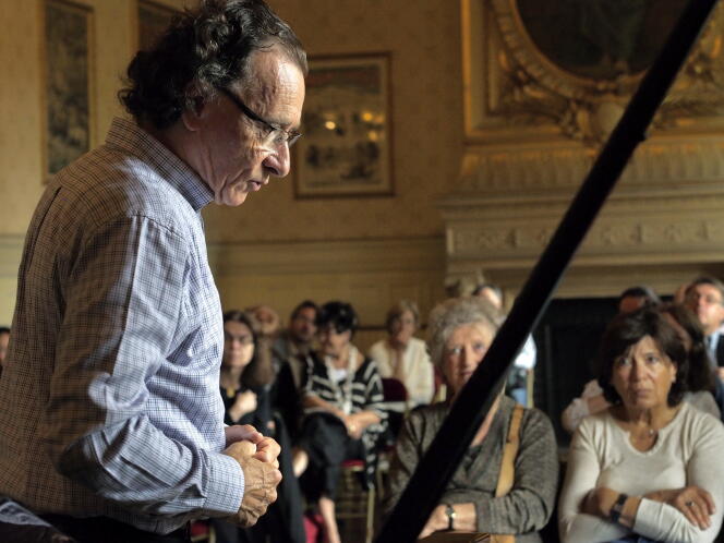 Le pianiste et parrain du festival, François-René Duchâble, au Théâtre du Châtelet, le 3 juin 2014.
