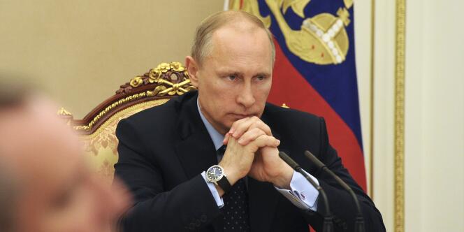 Vladimir Poutine, le 28 mai à Moscou.