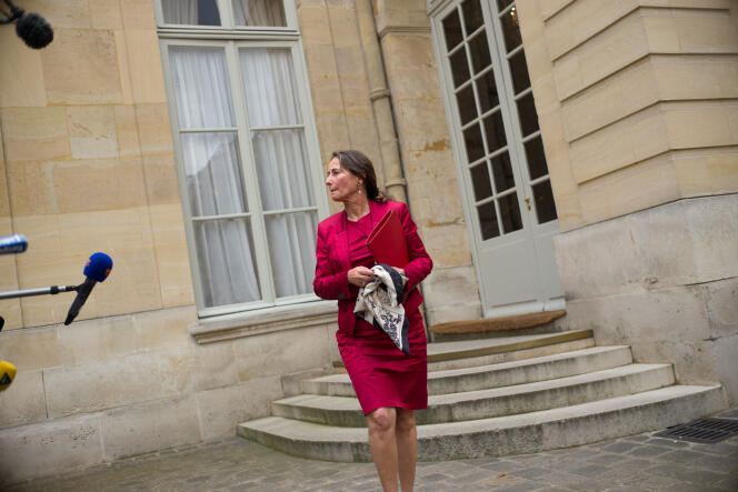 La ministre de l'écologie Ségolène Royal, à Matignon, le 30 mai.