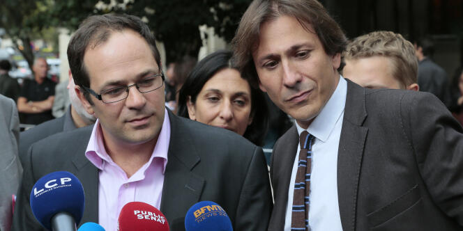 Emmanuel Maurel (à gauche) et Jérôme Guedj participent au collectif L'appel des 100, qui a vu le jour le 5 avril 2014. 