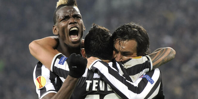 Paul Pogba, qui exulte ici le 20 février 2014, est l'une des stars de la Juventus de Turin. Jusqu'à quand ?