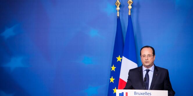 François Hollande, le 27 mai à Bruxelles.
