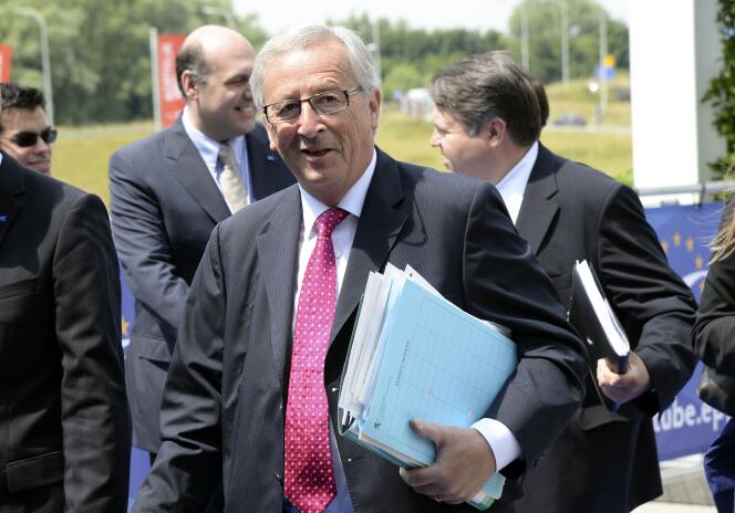 Jean-Claude Juncker, le 26 juin à Courtrai. 