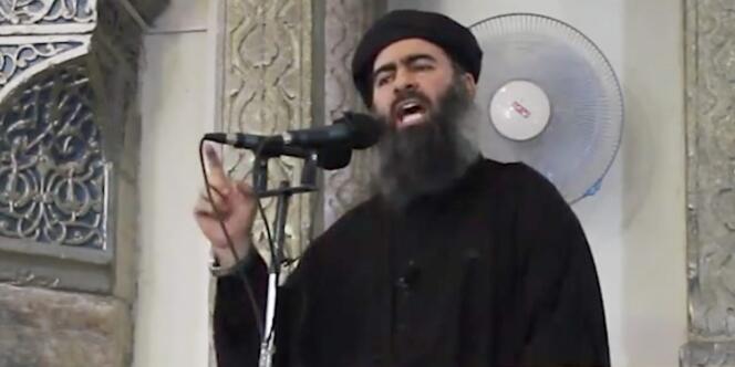 Abou Bakr Al-Baghdadi en Irak en juillet.