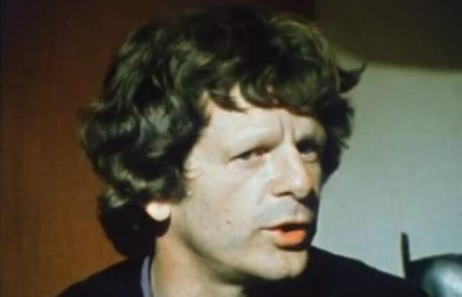 Le Dr Jean Carpentier en mai 1976 dans une émission de FR3, capture d'écran